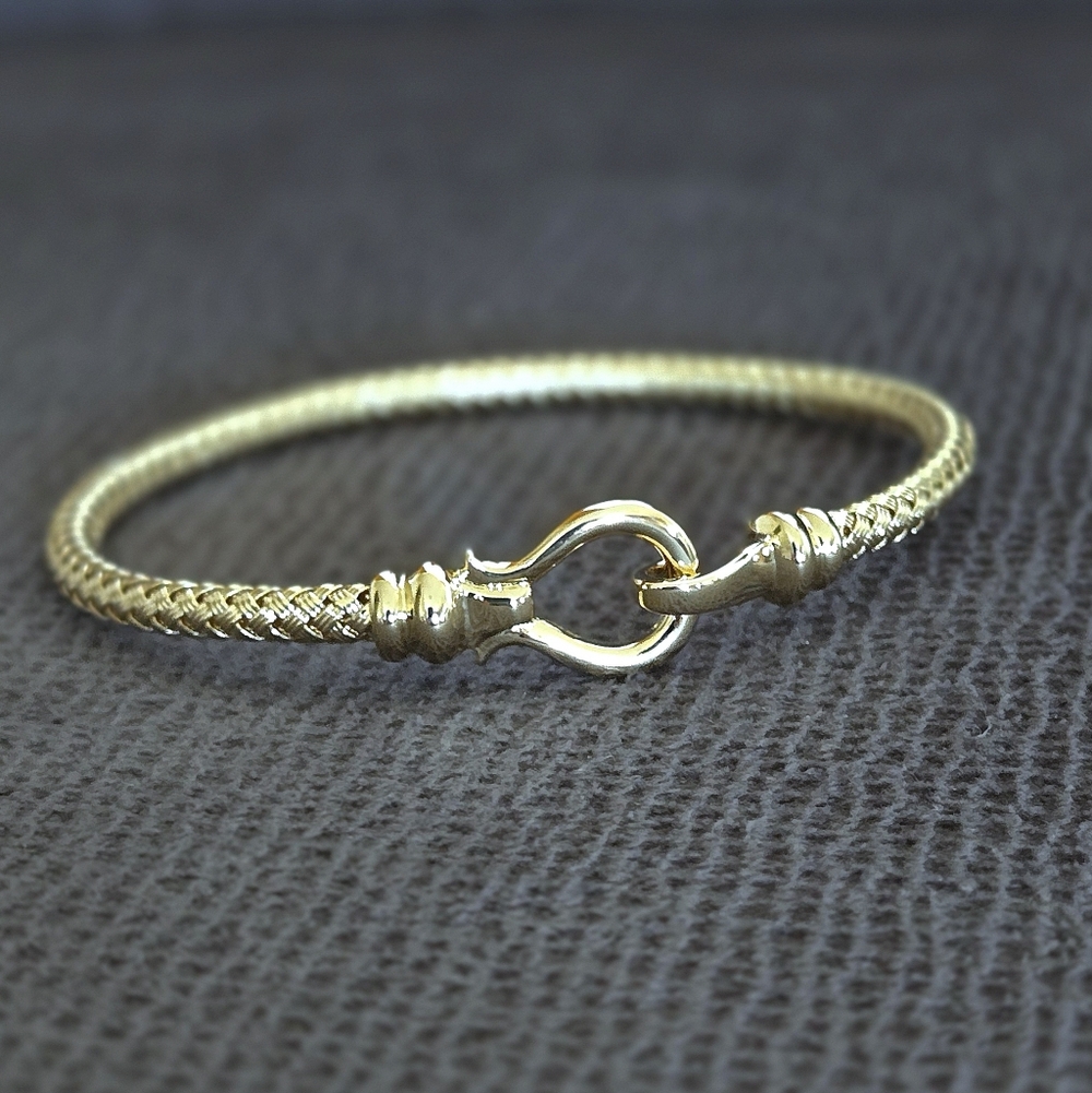 Caldelli Gold💛 Basket🗑 Weave Bracelet - NWT